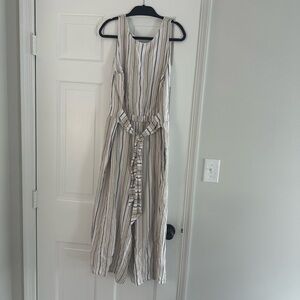 Loft striped pantsuit